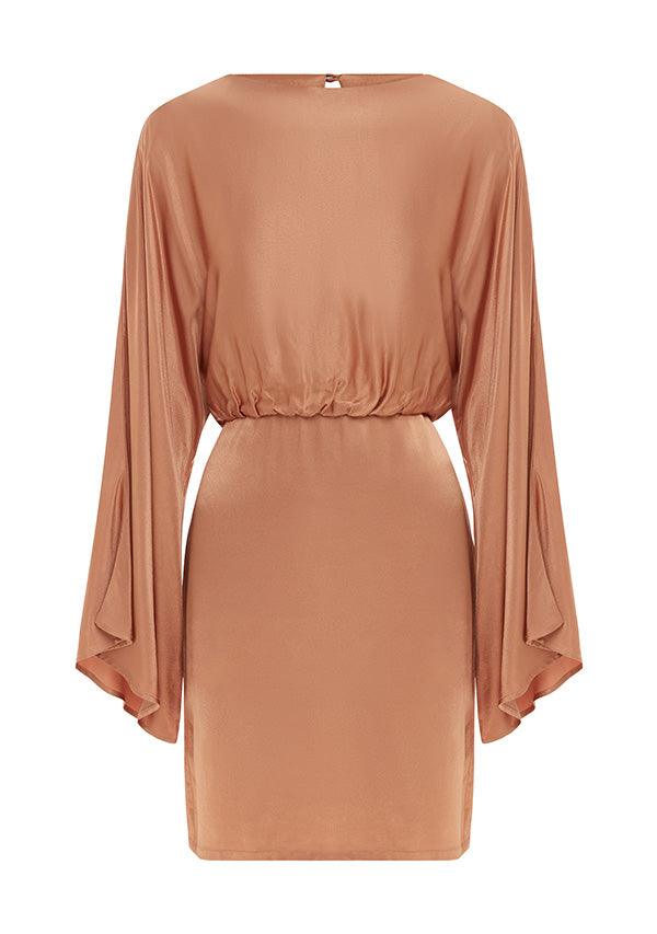 Calista Mini Dress - Rustic by MOS The Label - in 6 | SWAACE