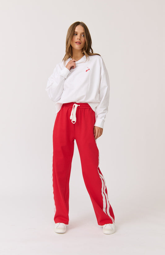 Adeline Pant - Cherry - Cartel & Willow