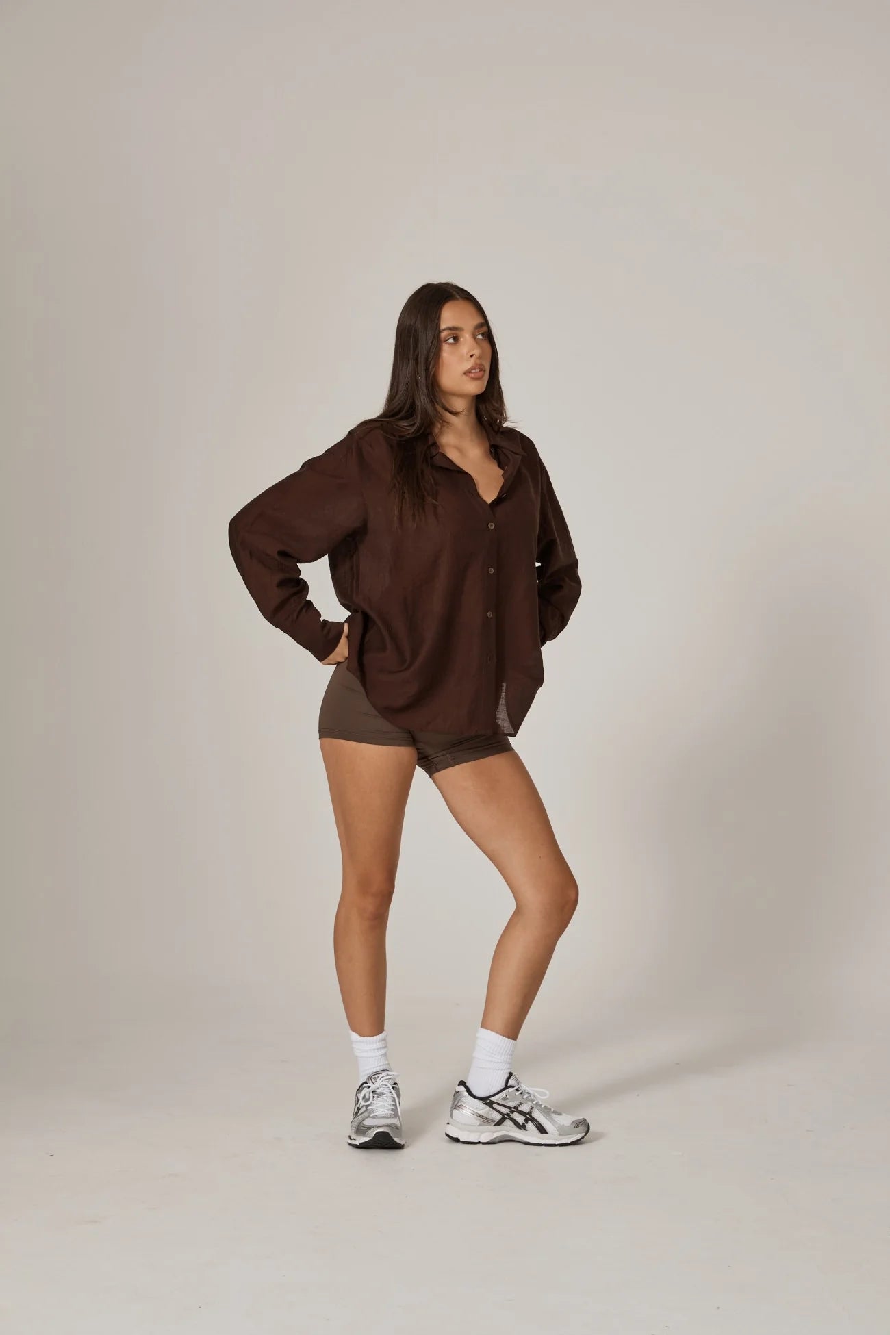 Lennox Relaxed Shirt - Chocolate
