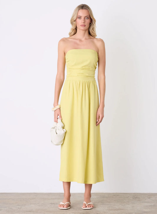 Popsicle  Bandeau Dress - Citrus