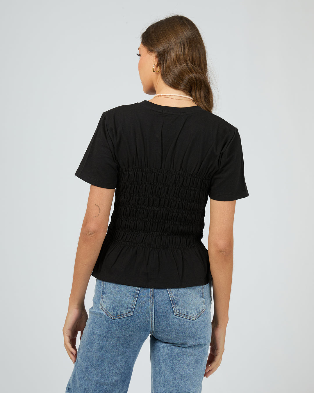 Lipa Rushed Top - Black