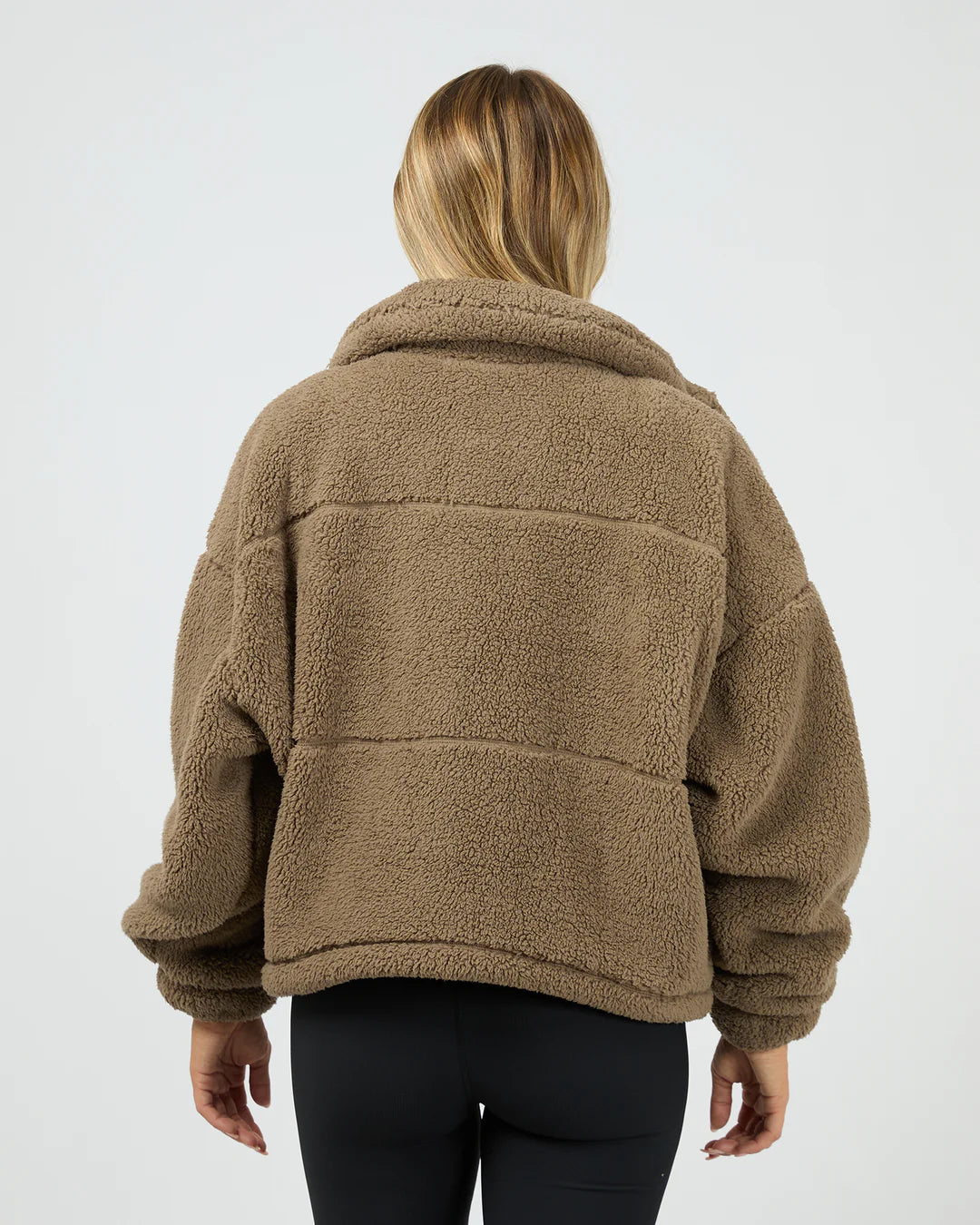Cosy Club Teddy Jacket - Mocha