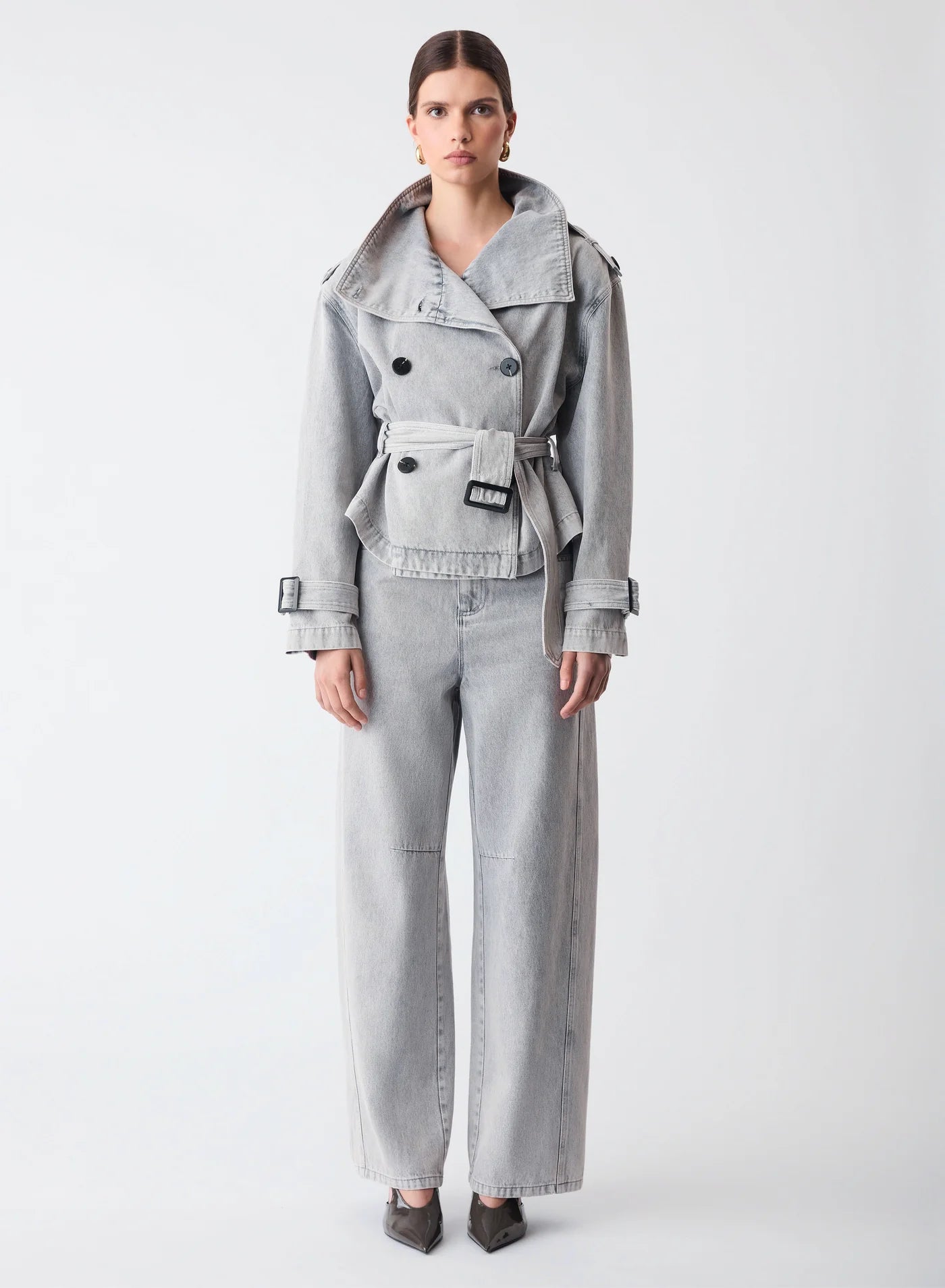 Concord Denim Jacket - Grey Denim