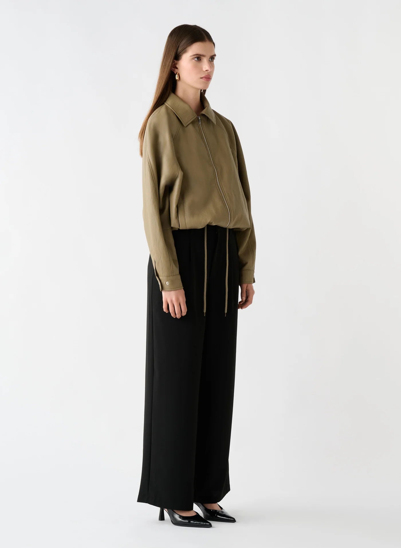 Expression Bubble Jacket - Light Khaki