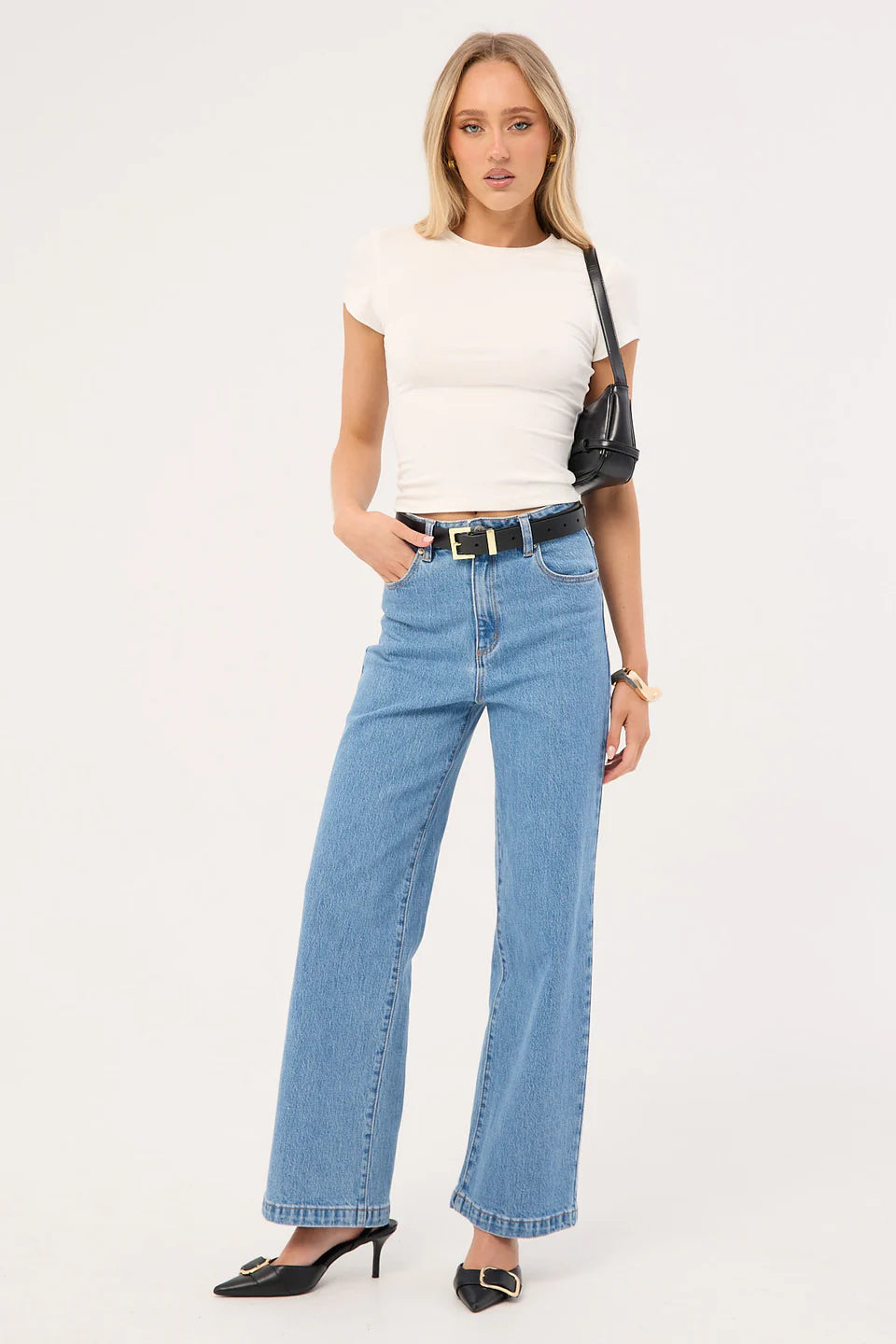 A 94 High & Wide Petite Debbie Jeans
