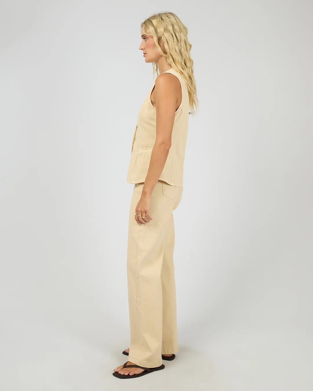 Lena Denim Vest - Butter