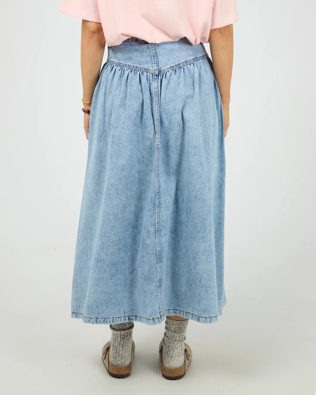 Arlo Maxi Skirt - Light Blue