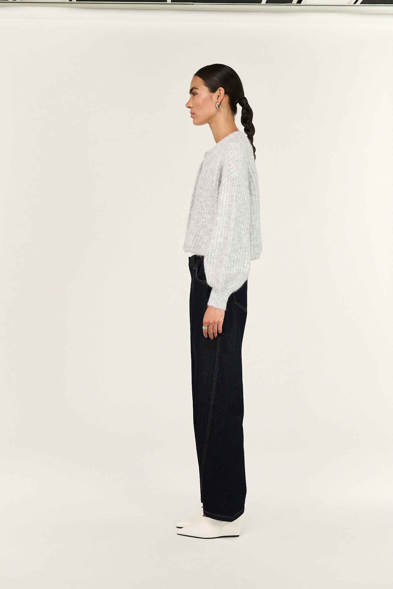 Oslo Cardigan - Grey Marle