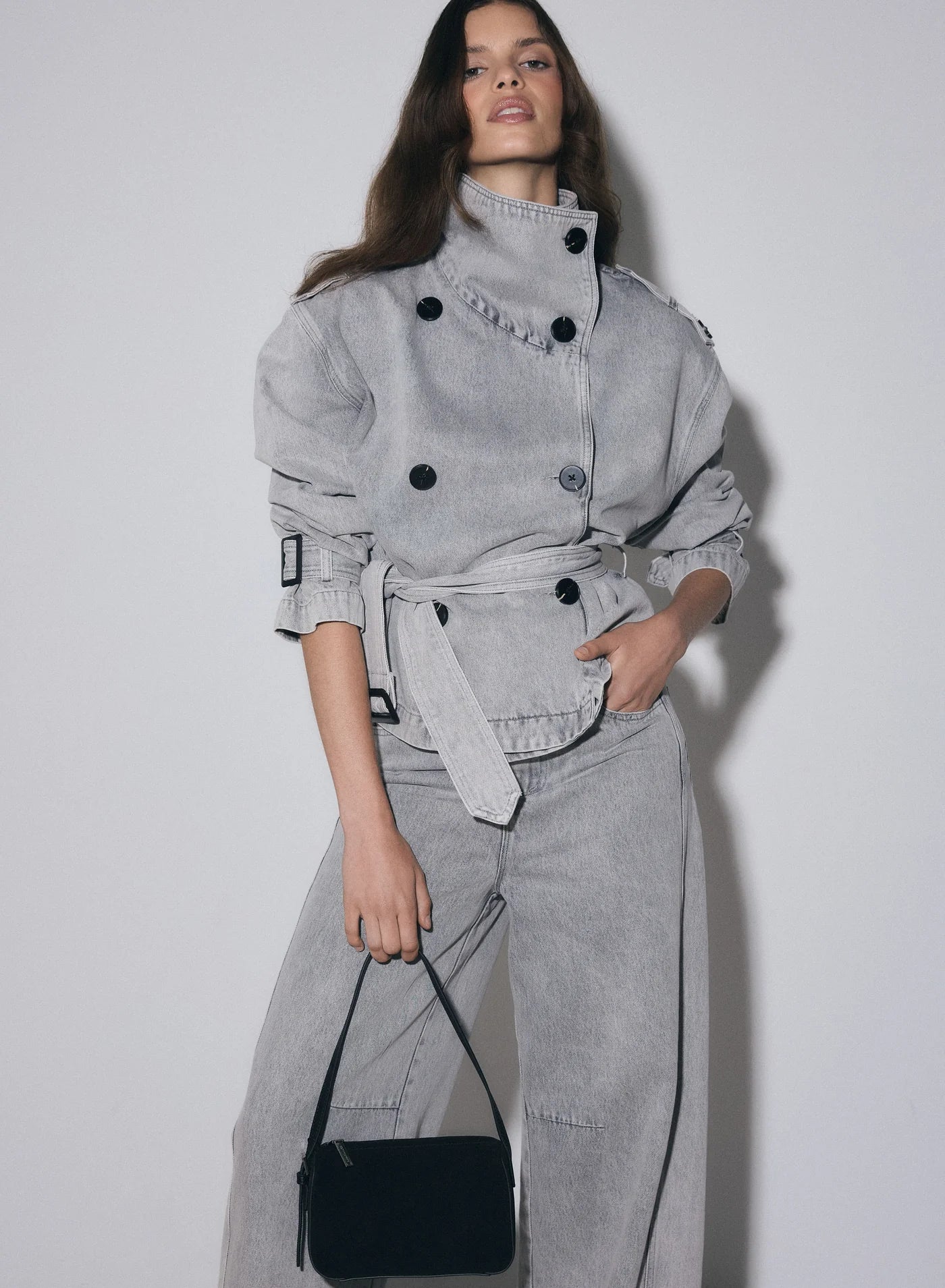 Concord Denim Jacket - Grey Denim