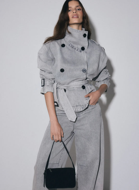 Concord Denim Jacket - Grey Denim