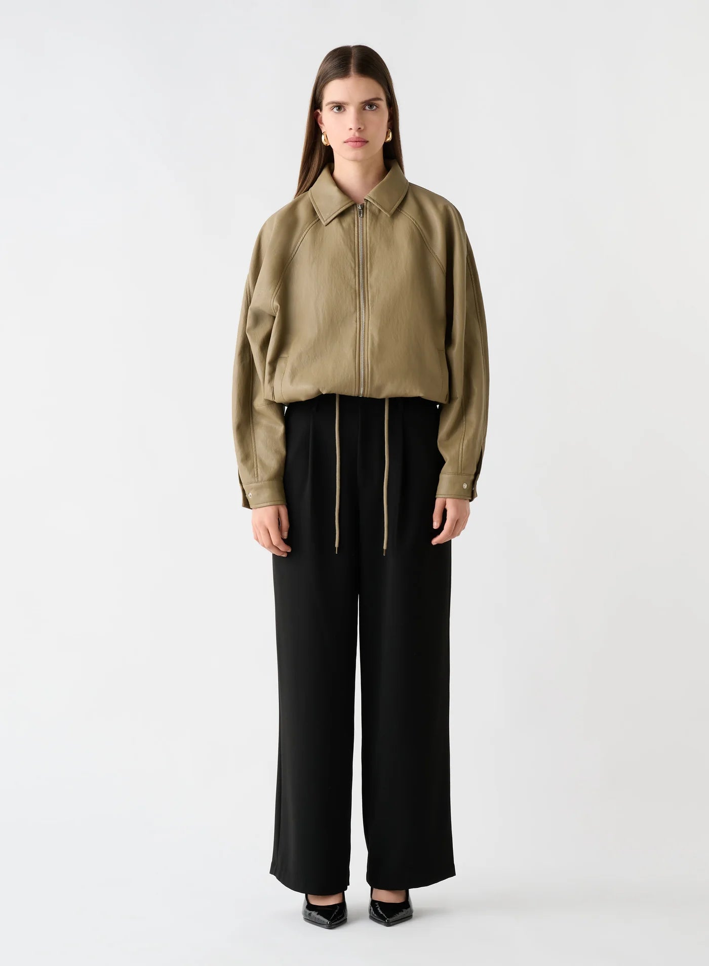 Expression Bubble Jacket - Light Khaki