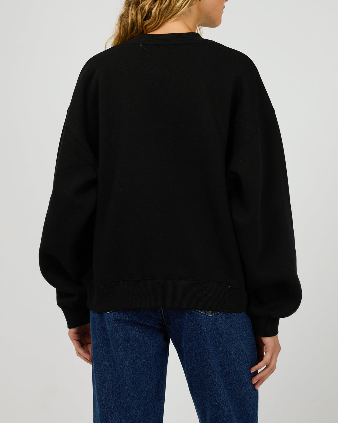 Logo Crew Sweater - Black