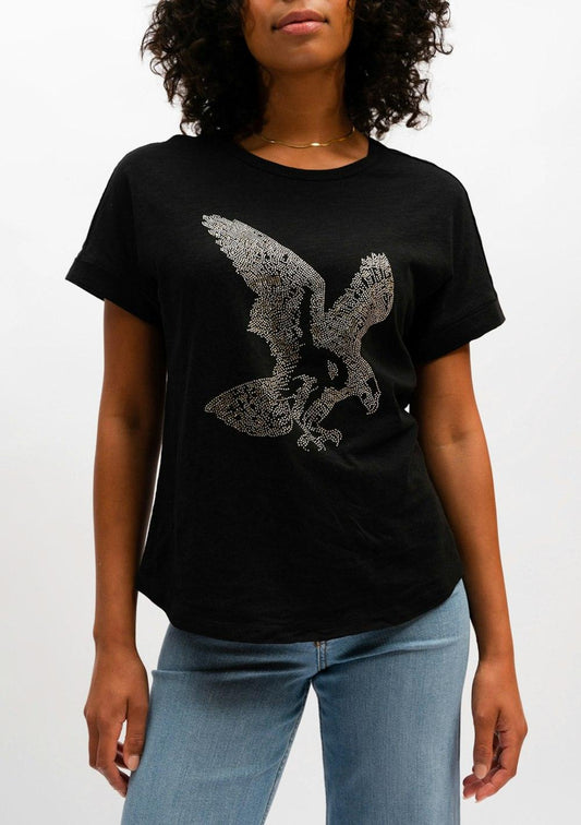 The Relaxed Tee - Black Eagle Diamonte by We Are The Others - in 4/L | SWAACE