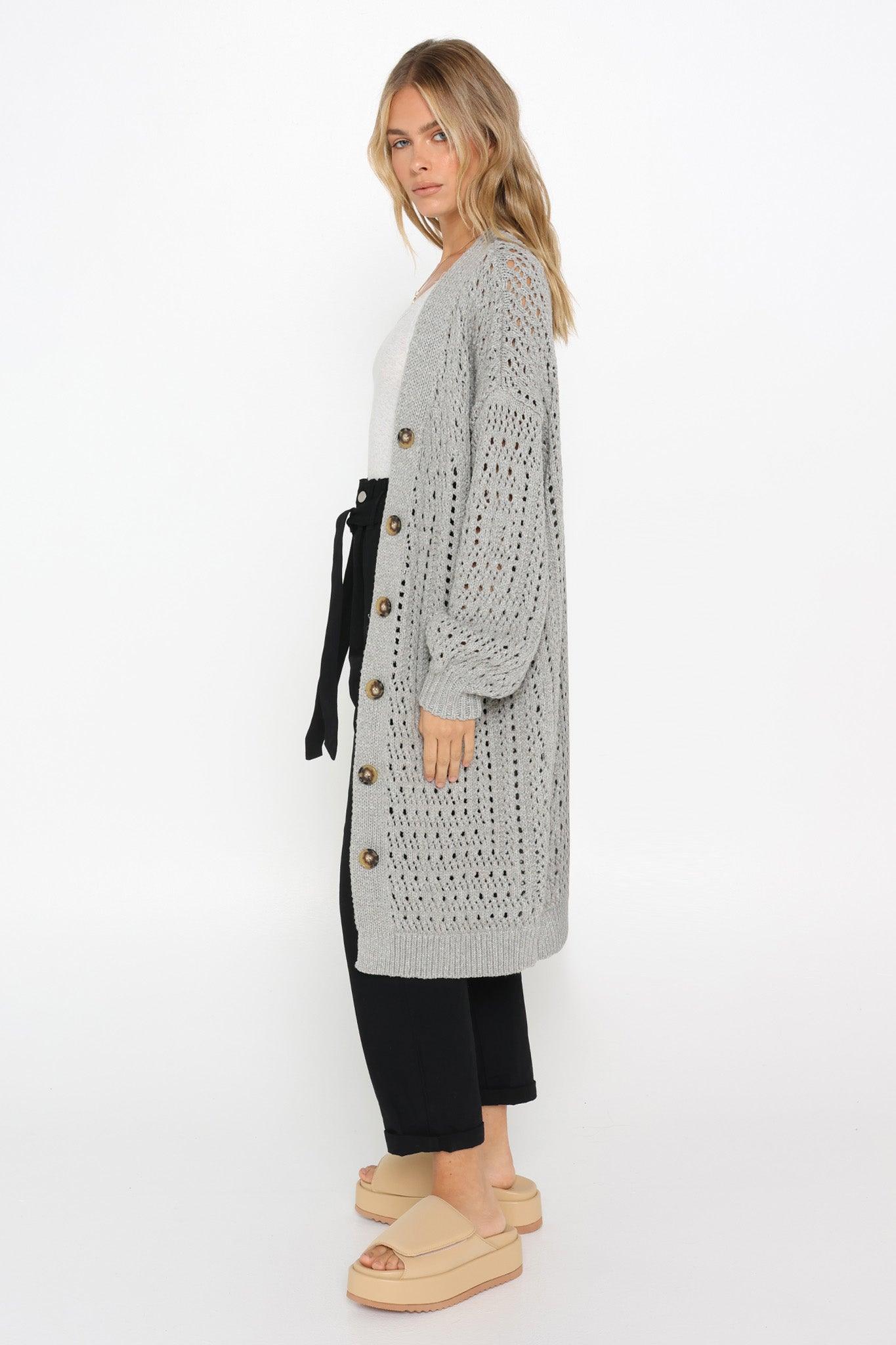 Kartia Cardigan - Grey by Lost in Lunar - in XS | SWAACE