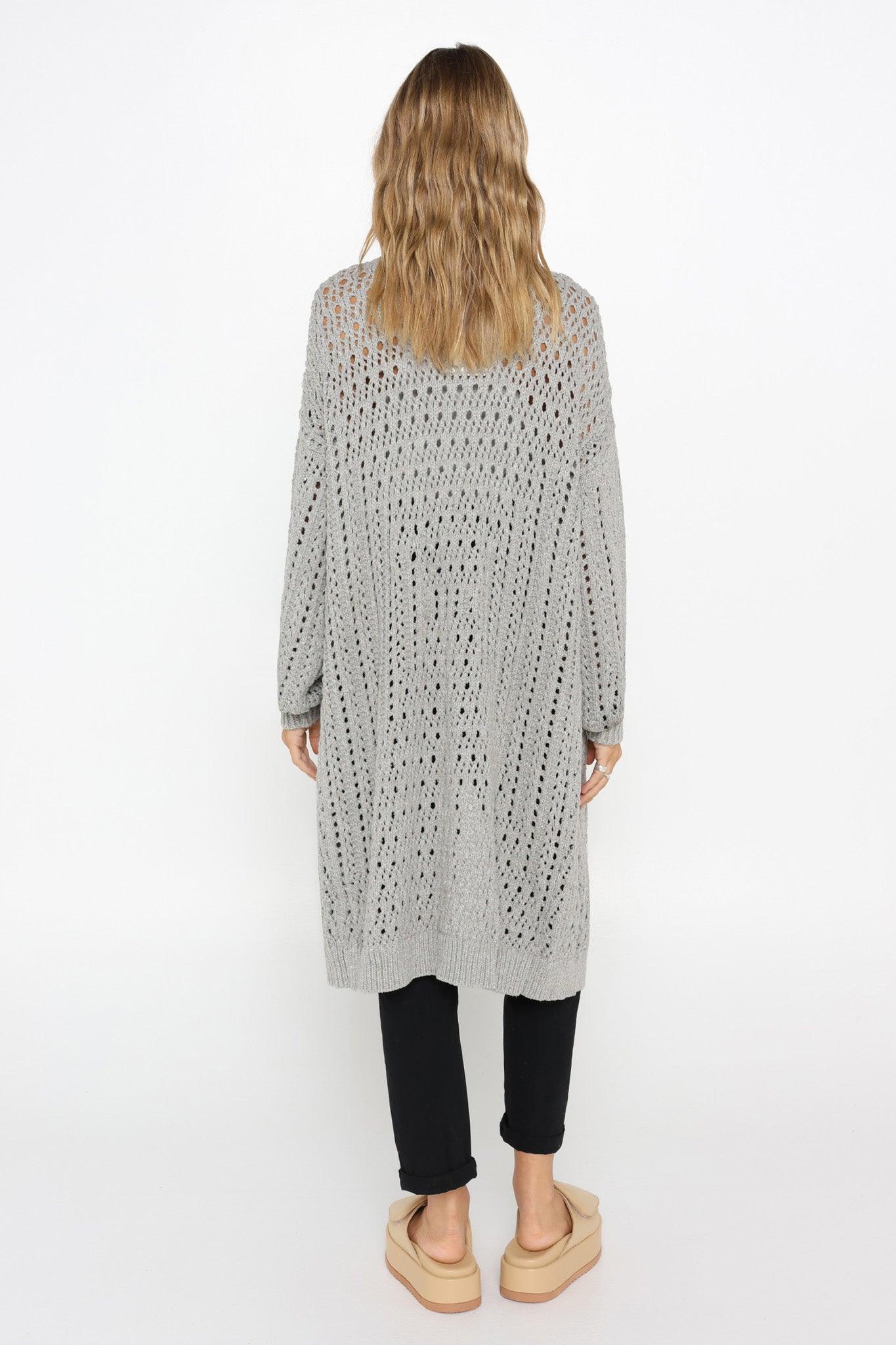 Kartia Cardigan - Grey by Lost in Lunar - in XS | SWAACE