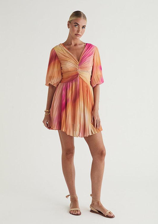 Zephyr Pleated Mini Dress by MOS The Label - in 6 | SWAACE