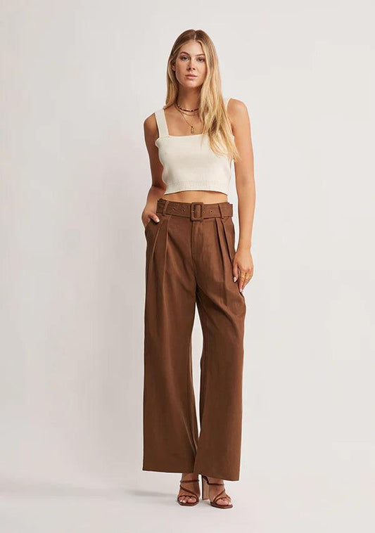 Heirloom Pants - Truffle by MOS The Label - in 6 | SWAACE