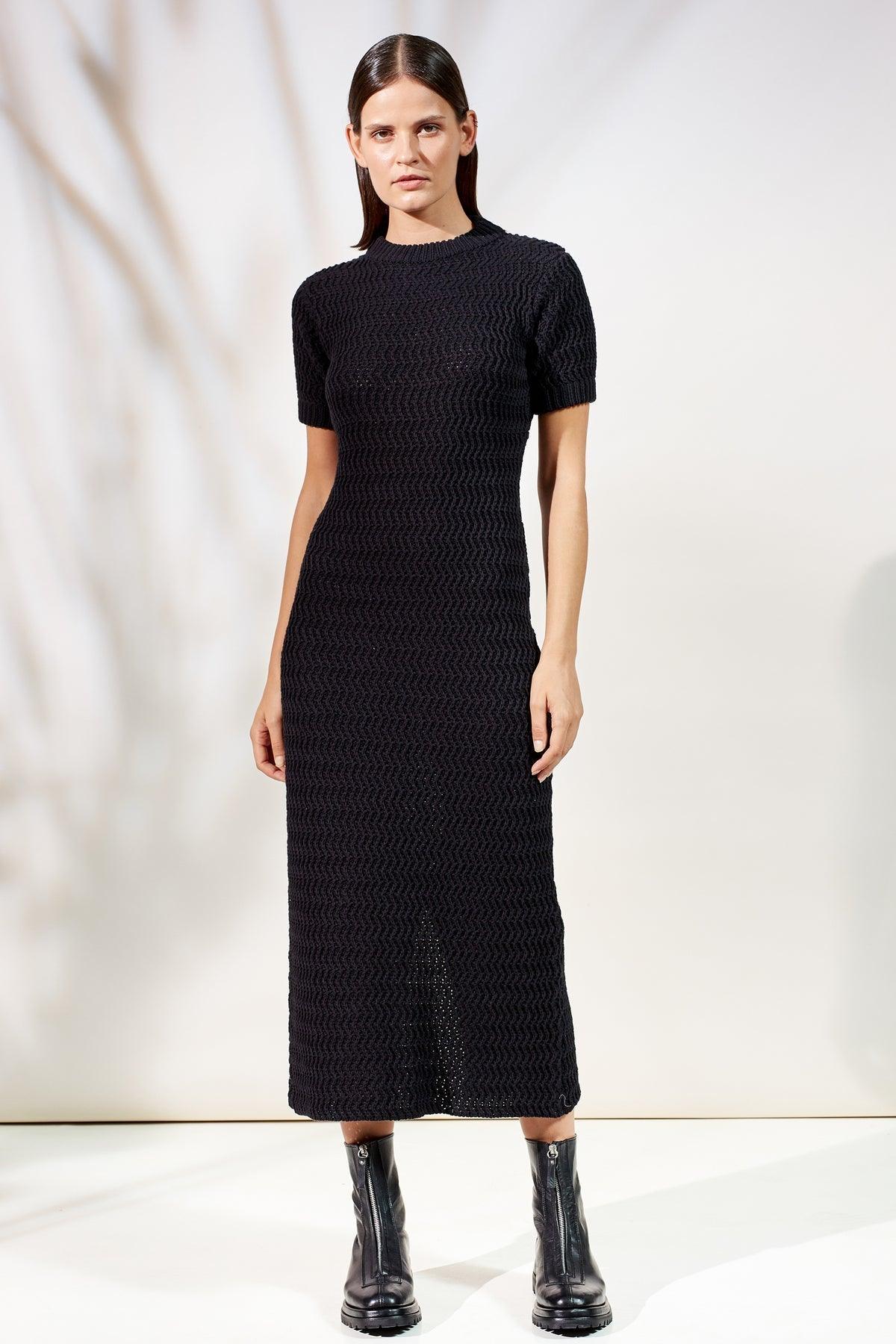 Wren Maxi Knit Dress - Black by Rue Stiic