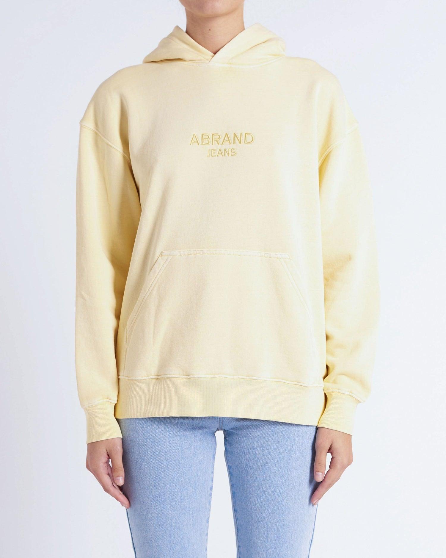 90's Relaxed Hoodie - French Vanilla by Abrand Jeans - in XS | SWAACE