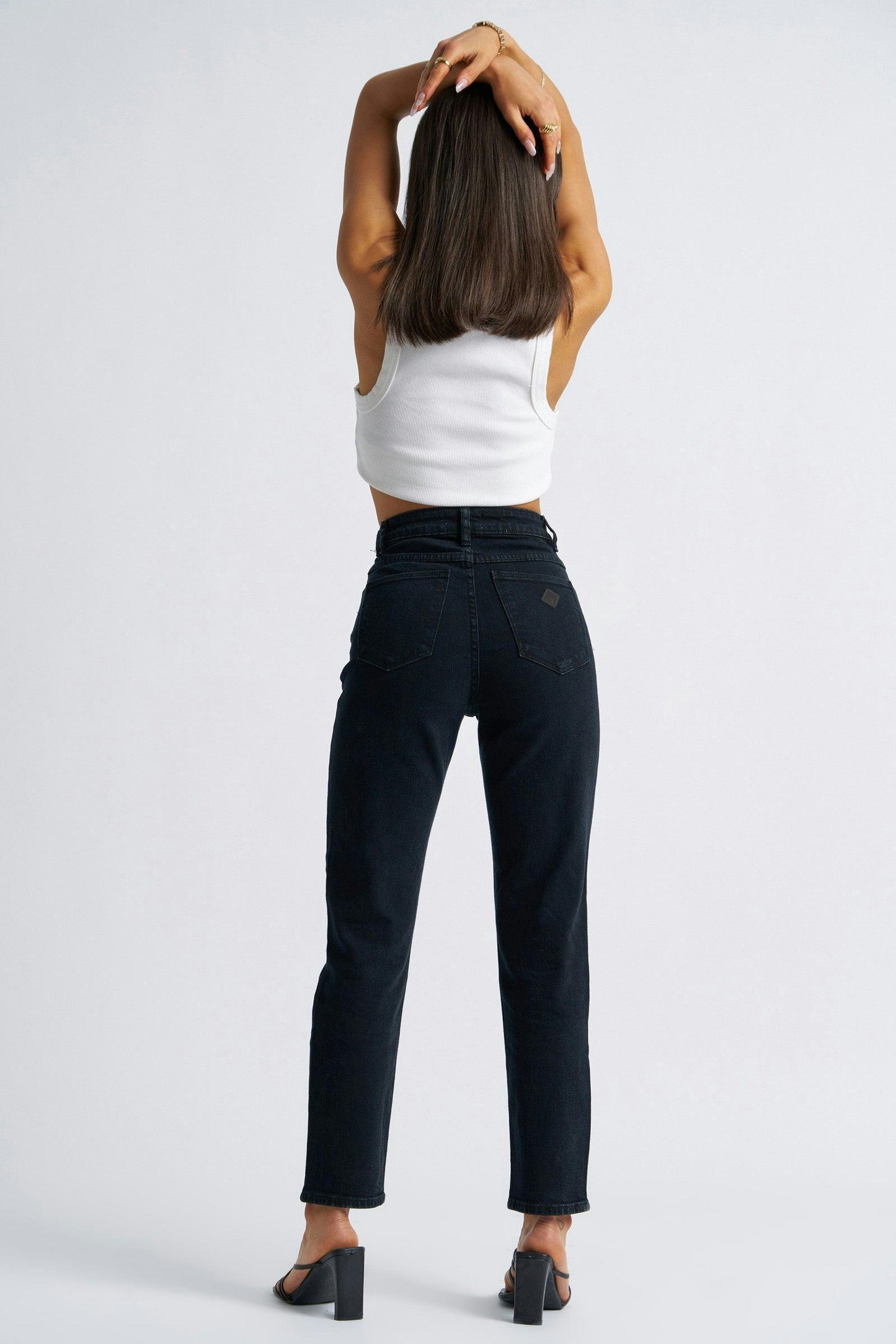 A 94 High Slim Petite Jeans - Vintage 90210 by Abrand Jeans - in 8/26 | SWAACE