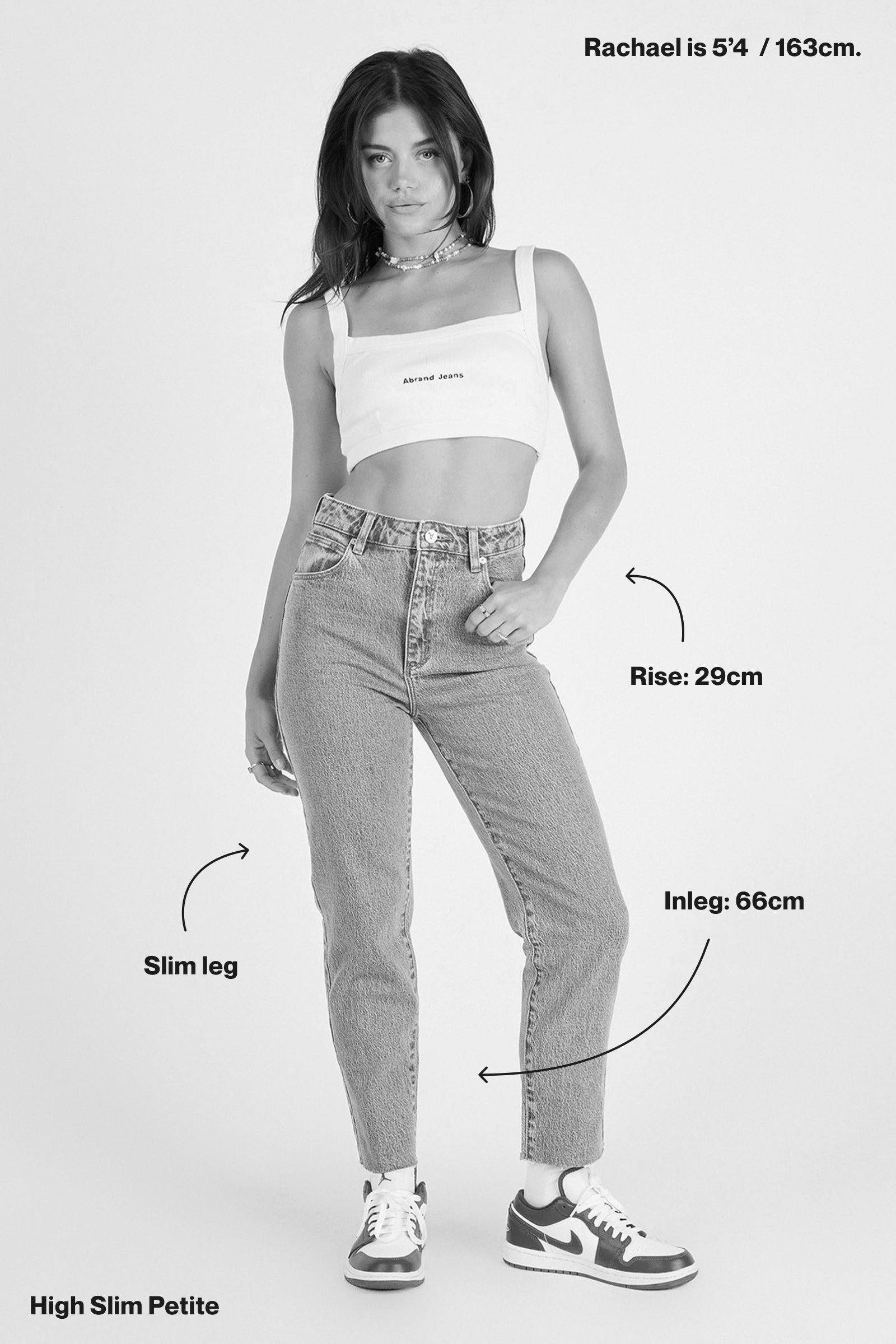 A 94 High Slim Petite Jeans - Vintage 90210 by Abrand Jeans - in 8/26 | SWAACE