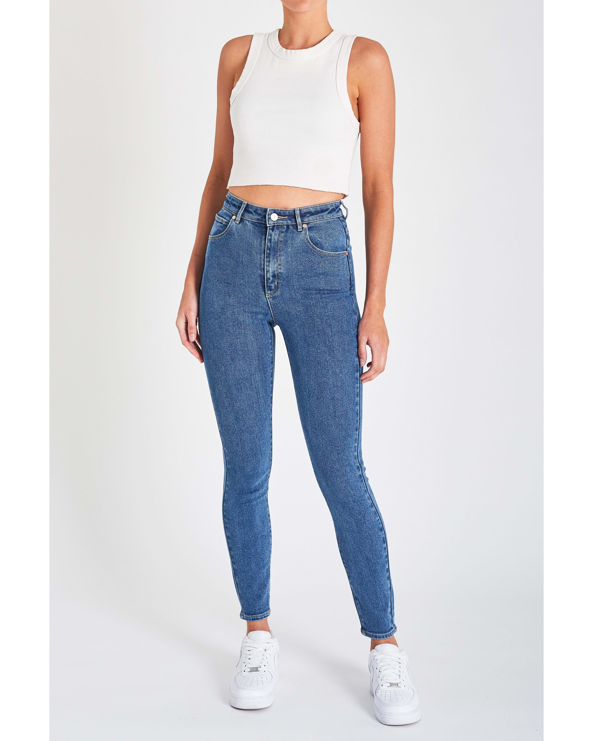 A High Skinny Ankle Basher Jeans - Chantelle by Abrand Jeans - in 8/26 | SWAACE