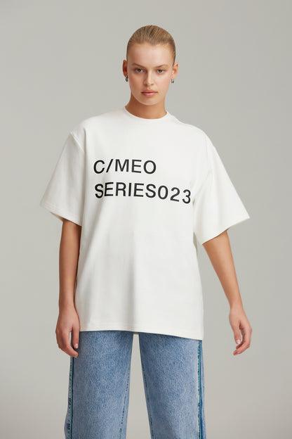 Progression T-SHIRT - Parchment by C/MEO Collective - in XS | SWAACE