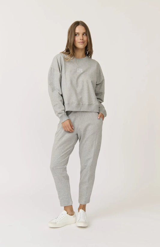 Grace Pant - Mist Marle by Cartel & Willow - in XS | SWAACE