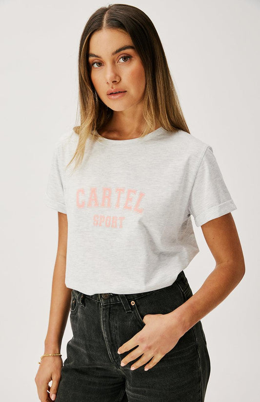 Marlo Tee - Sport Guava by Cartel & Willow - in S | SWAACE