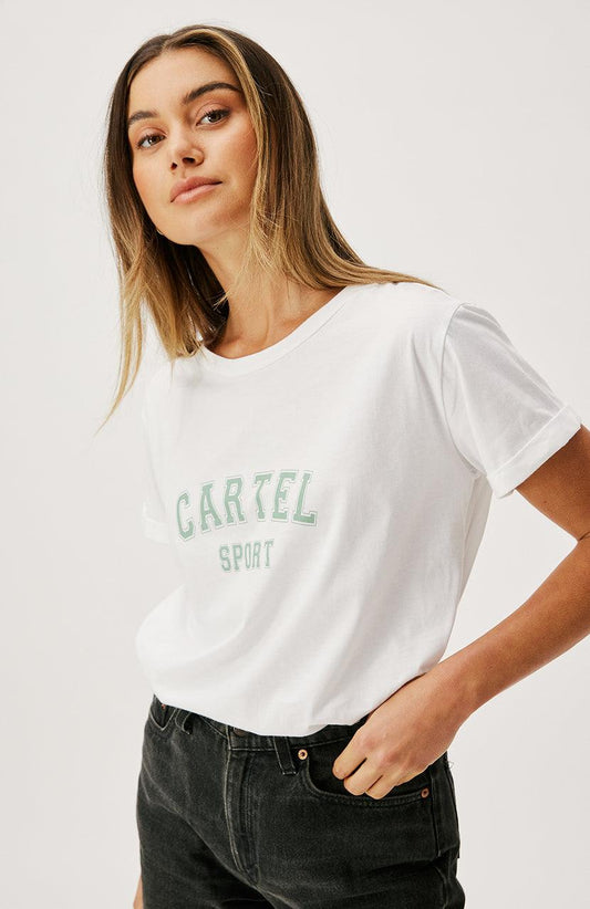 Marlo Tee - Sport Rosemary by Cartel & Willow - in S | SWAACE