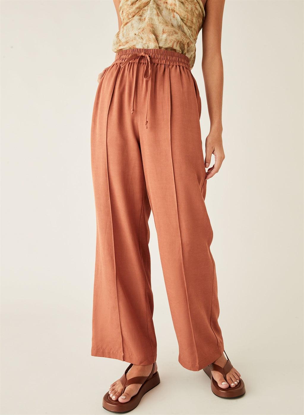 Tide Pant - Walnut by Esmaee - in XS | SWAACE