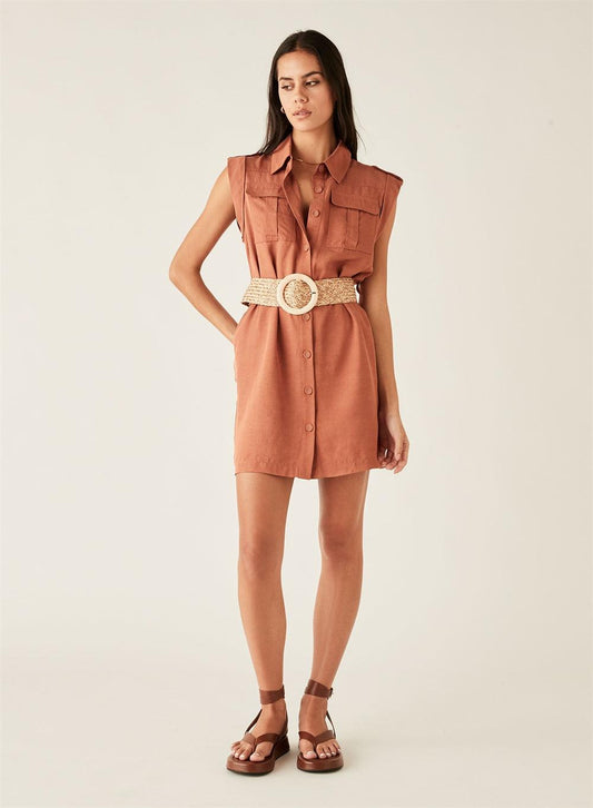 Tide Dress - Walnut by Esmaee - in XS | SWAACE