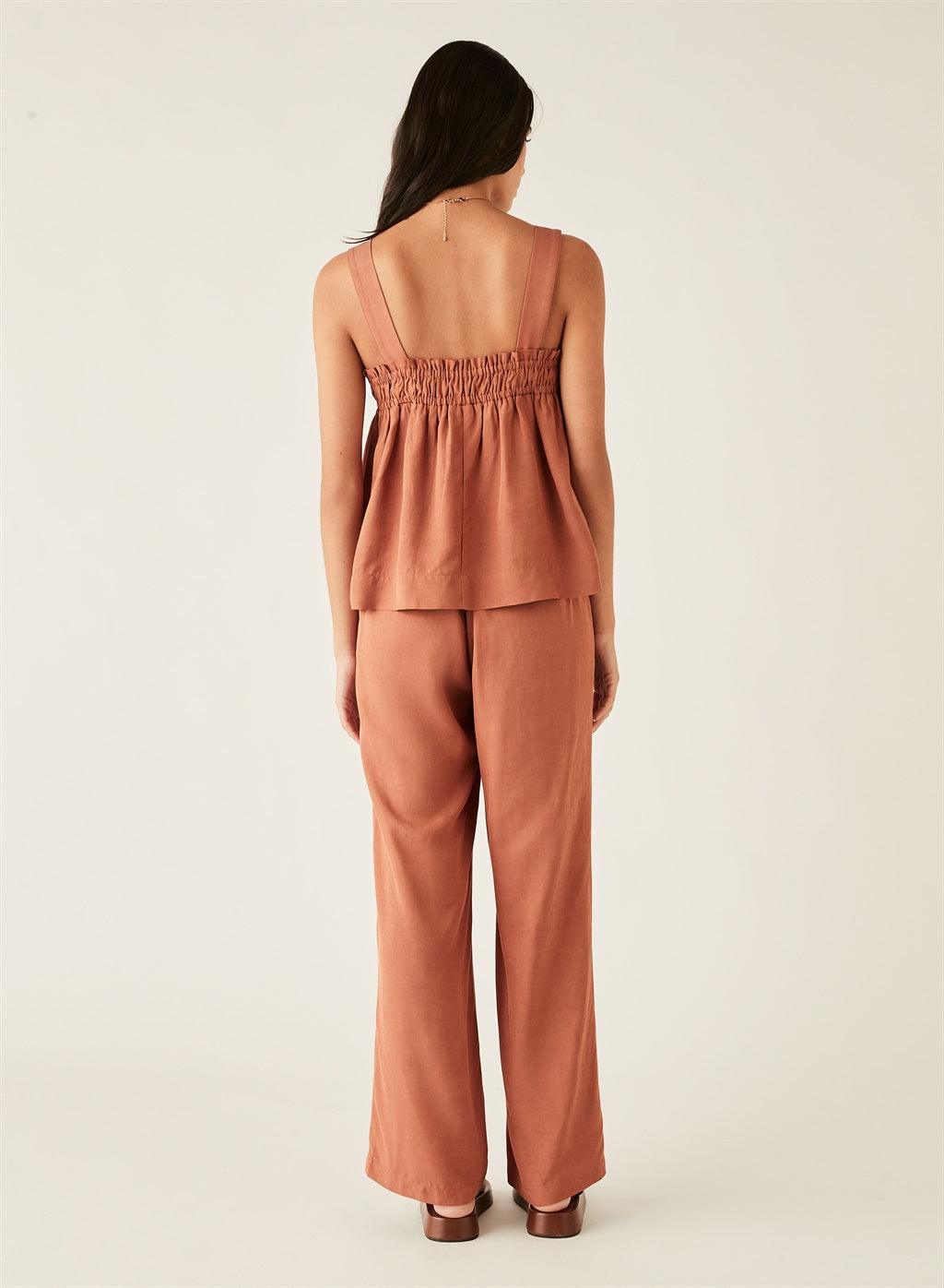 Tide Pant - Walnut by Esmaee - in XS | SWAACE