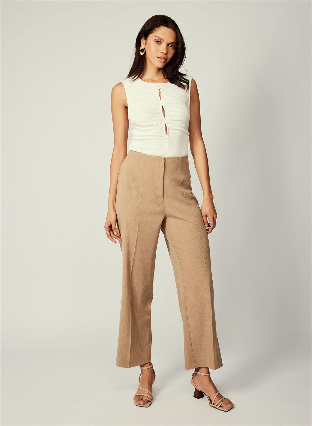 Zoe Pant - Walnut by Esmaee - in XS | SWAACE