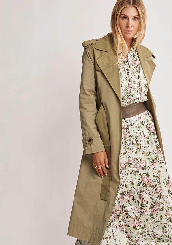 Intrepid Trench Coat - Fern by MOS The Label - in 6 | SWAACE