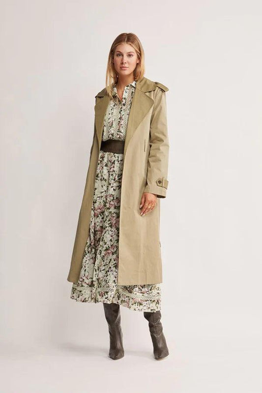 Intrepid Trench Coat - Fern by MOS The Label - in 6 | SWAACE