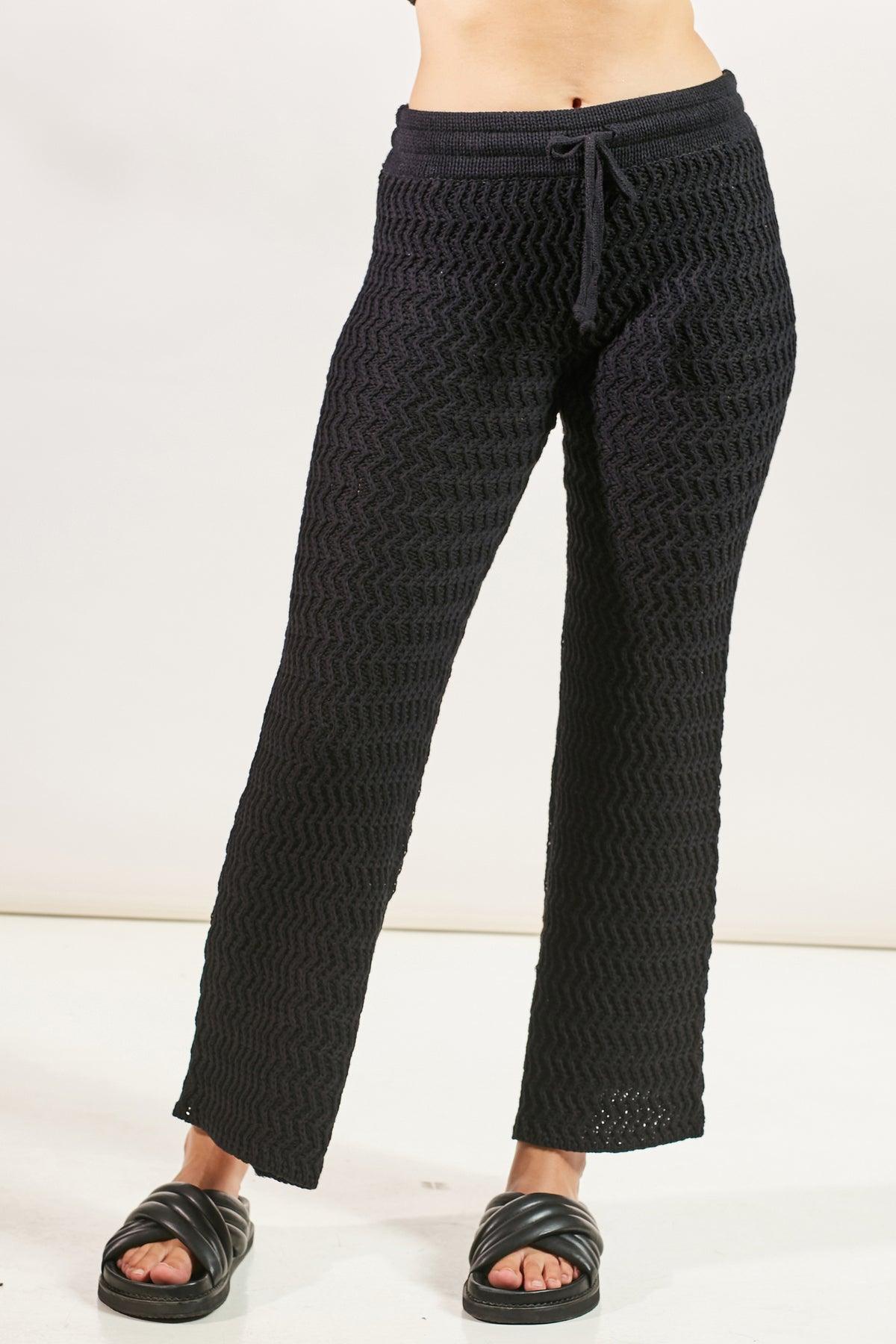 Shae Knit Pant - Black by Rue Stiic - in XS | SWAACE