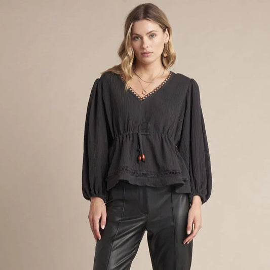 EZRA BILLOW SLEEVE TOP