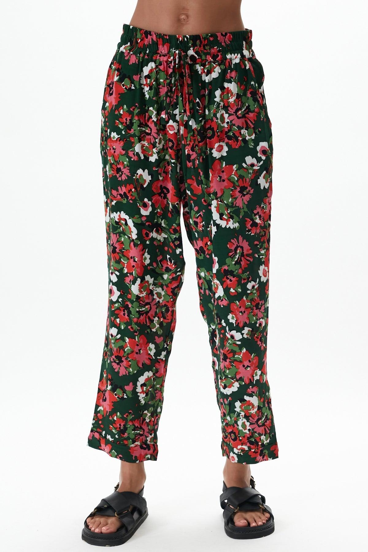 Milena Pant - Viola Floral by Rue Stiic - in XS | SWAACE